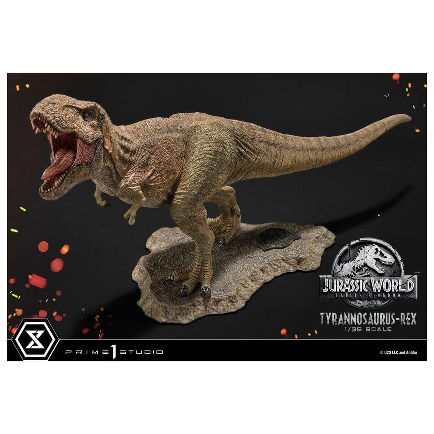 Jurassic World: Fallen Kingdom (Film) Prime Collectible Figures kip 1/38 Tyrannosaurus Rex 23 cm fotografija proizvoda