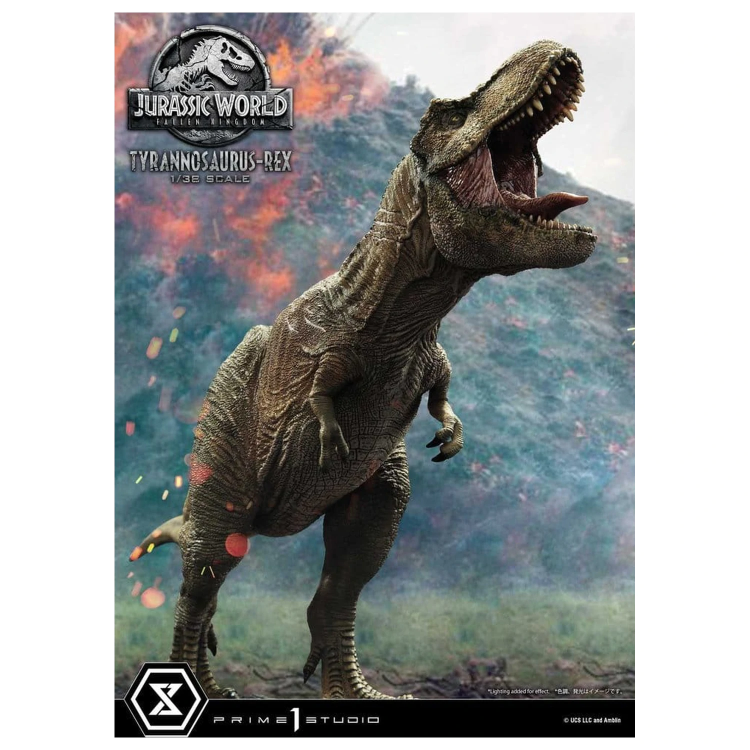 Jurassic World: Fallen Kingdom (Film) Prime Collectible Figures kip 1/38 Tyrannosaurus Rex 23 cm fotografija proizvoda