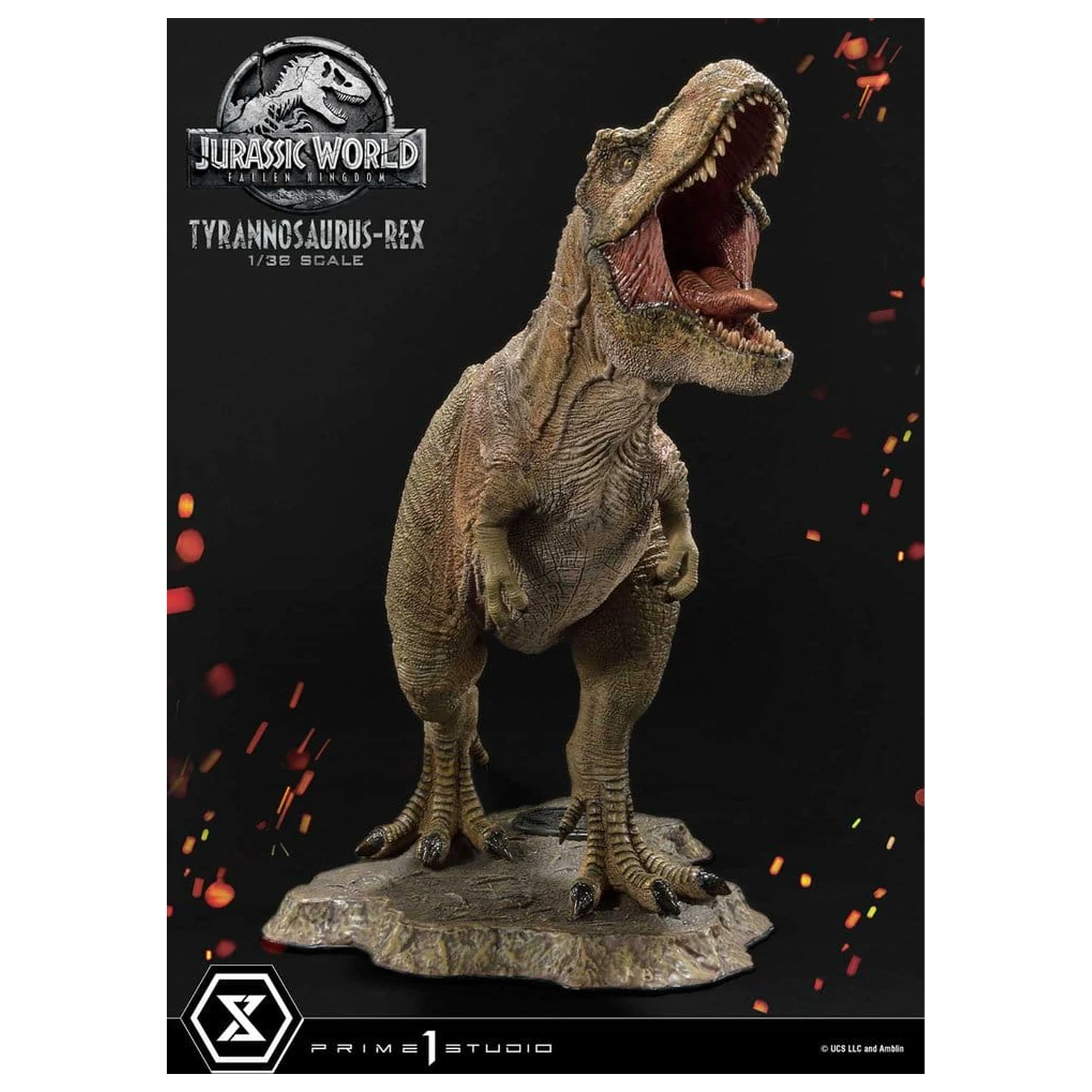 Jurassic World: Fallen Kingdom (Film) Prime Collectible Figures kip 1/38 Tyrannosaurus Rex 23 cm fotografija proizvoda