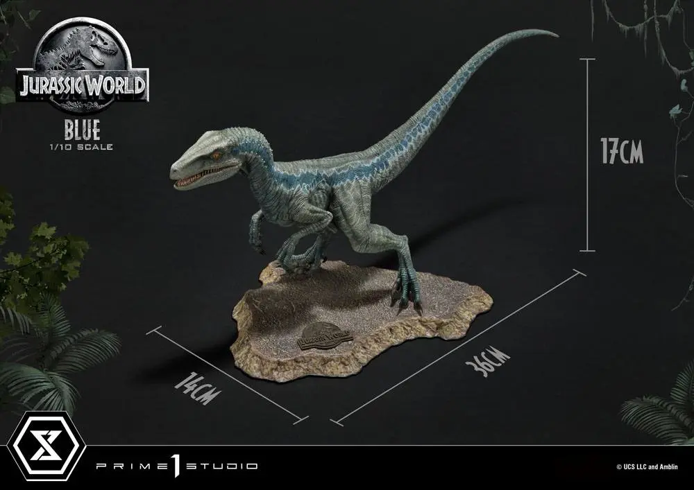 Jurassic World: Fallen Kingdom Prime Collectibles kip 1/10 Blue (Open Mouth Version) 17 cm fotografija proizvoda