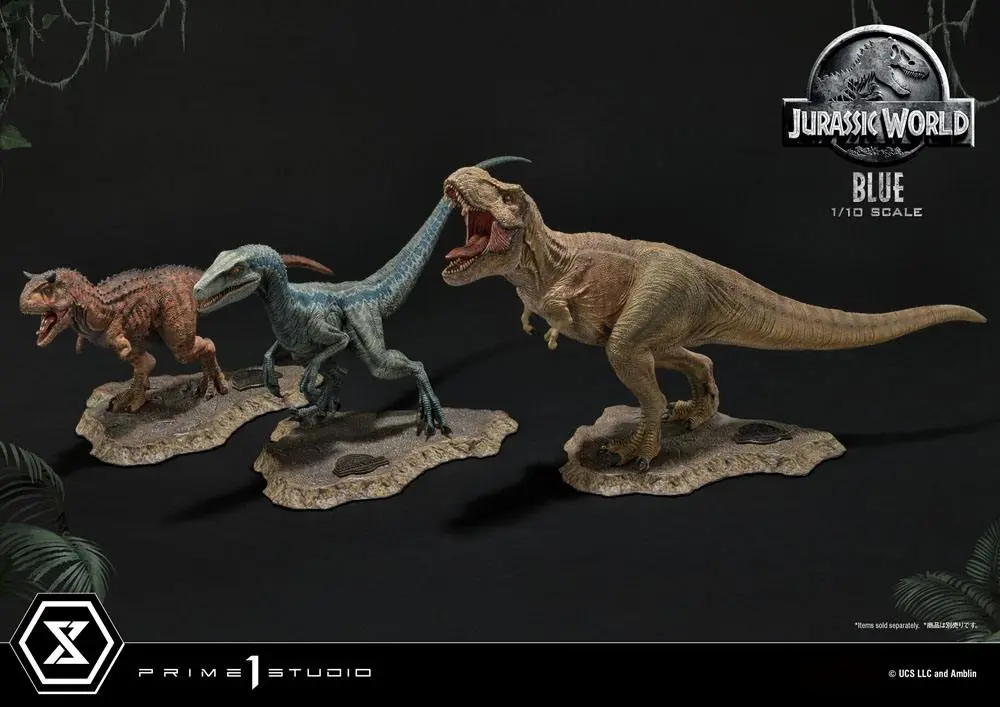 Jurassic World: Fallen Kingdom Prime Collectibles kip 1/10 Blue (Open Mouth Version) 17 cm fotografija proizvoda