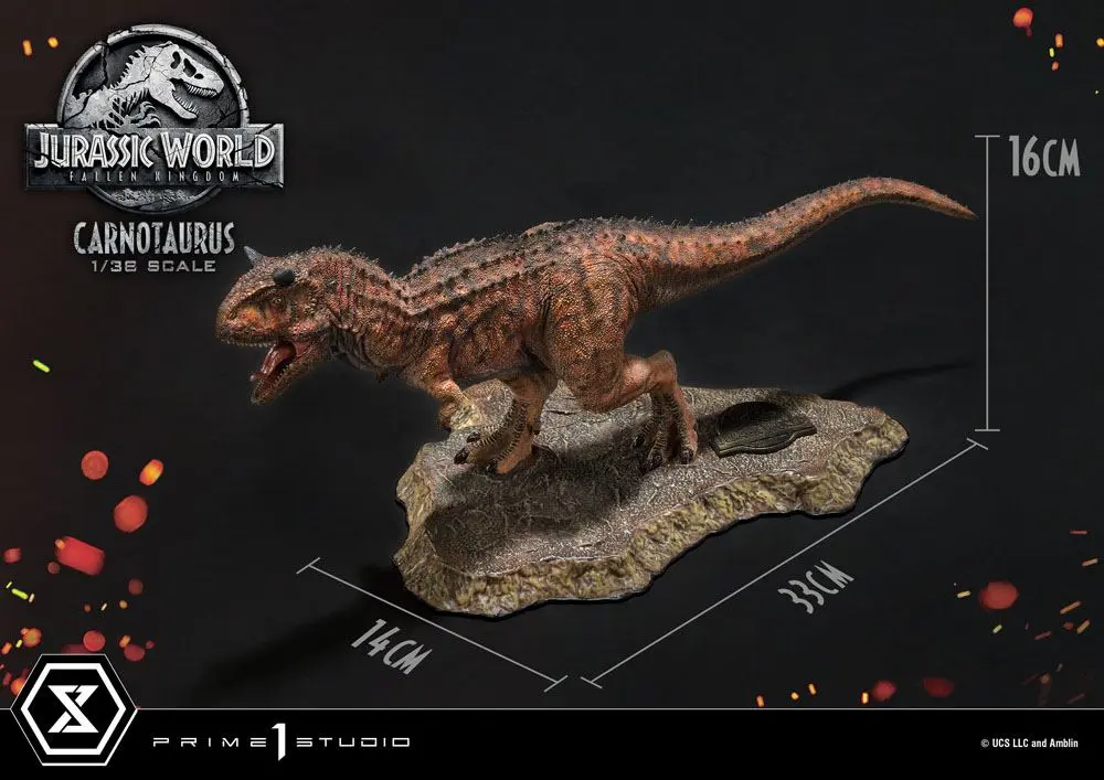 Jurassic World: Fallen Kingdom Prime Collectibles PVC Kip 1/38 Carnotaurus 16 cm fotografija proizvoda