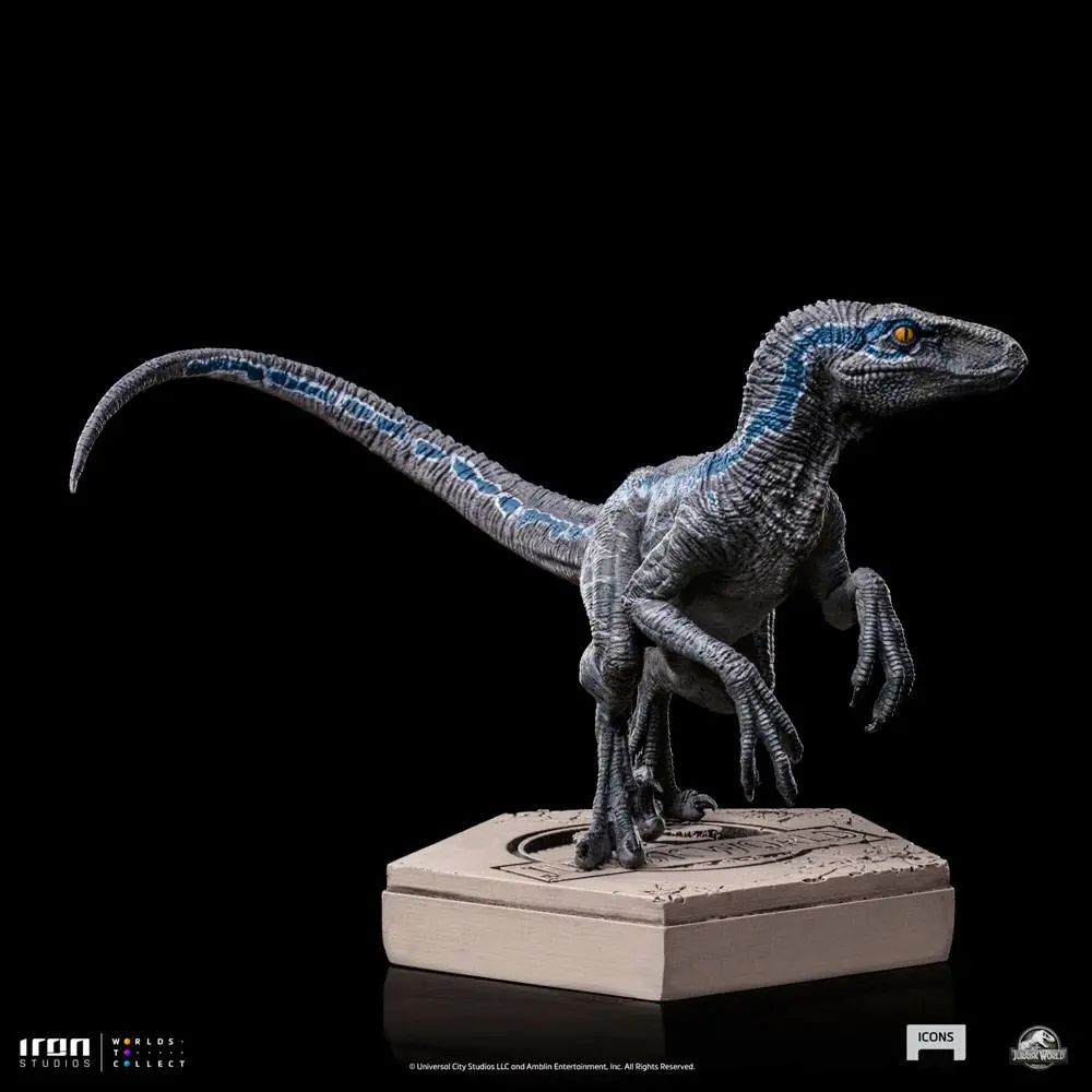 Jurassic World Icons kip Velociraptor B Blue 7 cm fotografija proizvoda