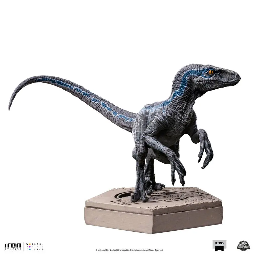 Jurassic World Icons kip Velociraptor B Blue 7 cm fotografija proizvoda