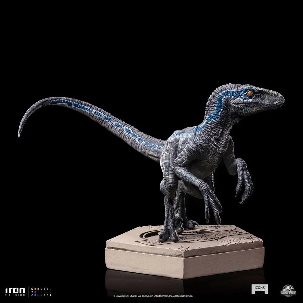 Jurassic World Icons kip Velociraptor B Blue 7 cm fotografija proizvoda