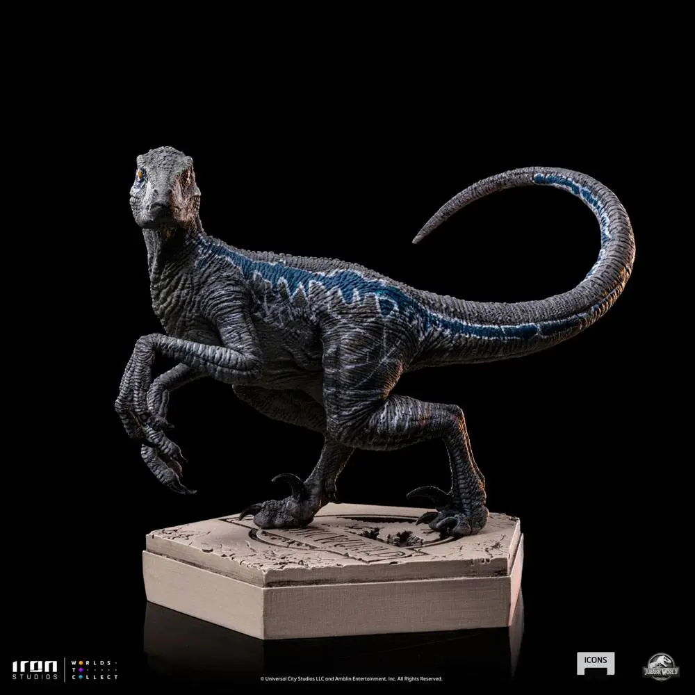 Jurassic World Icons kip Velociraptor B Blue 7 cm fotografija proizvoda