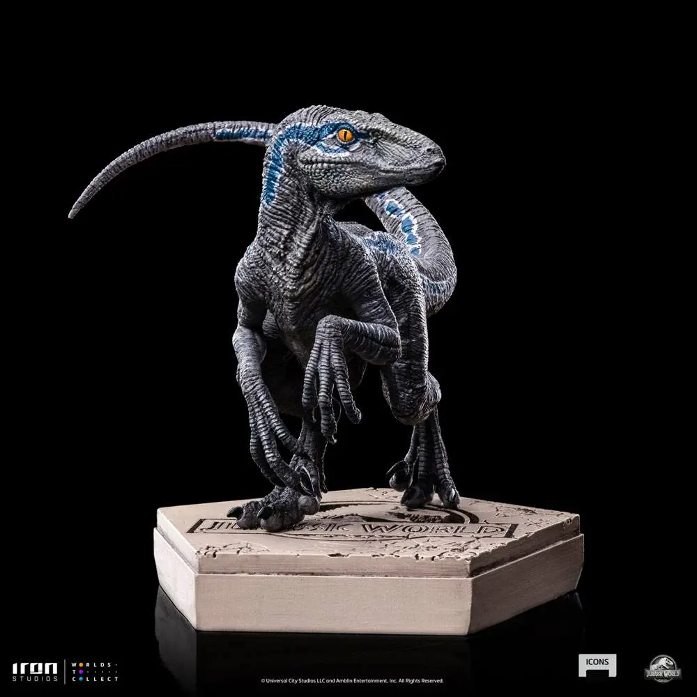 Jurassic World Icons kip Velociraptor B Blue 7 cm fotografija proizvoda