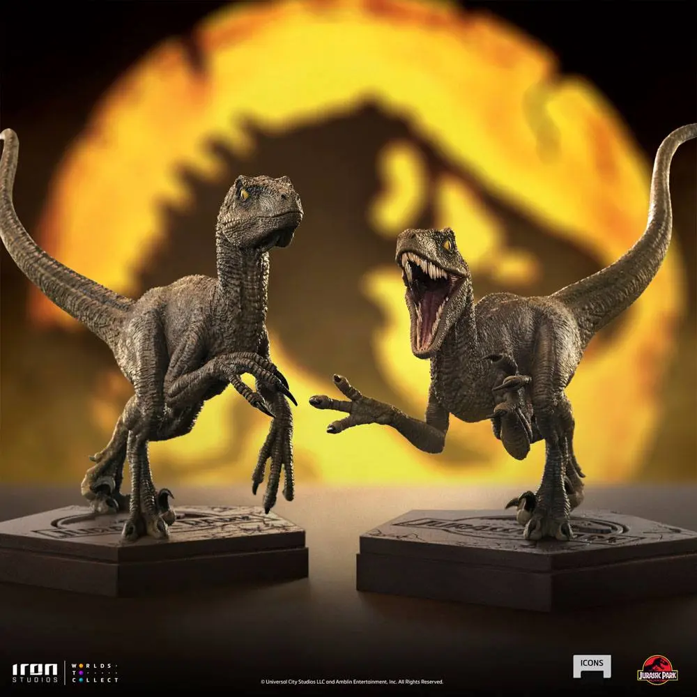 Jurassic World Icons kipić Velociraptor B 9 cm fotografija proizvoda
