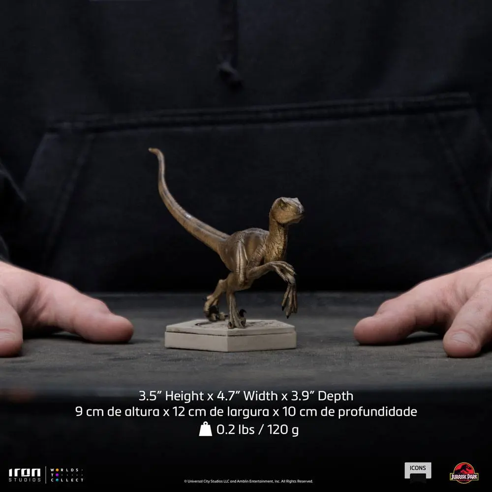Jurassic World Icons kipić Velociraptor B 9 cm fotografija proizvoda