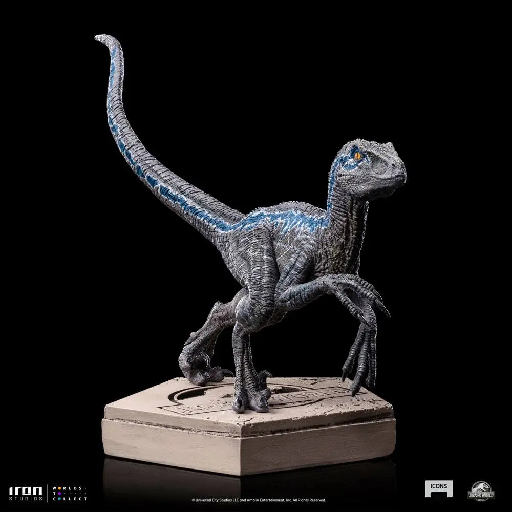 Jurassic World Icons Kip Velociraptor Blue 9 cm fotografija proizvoda