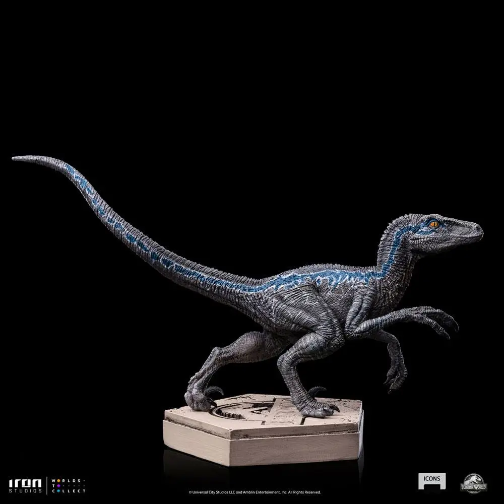 Jurassic World Icons Kip Velociraptor Blue 9 cm fotografija proizvoda