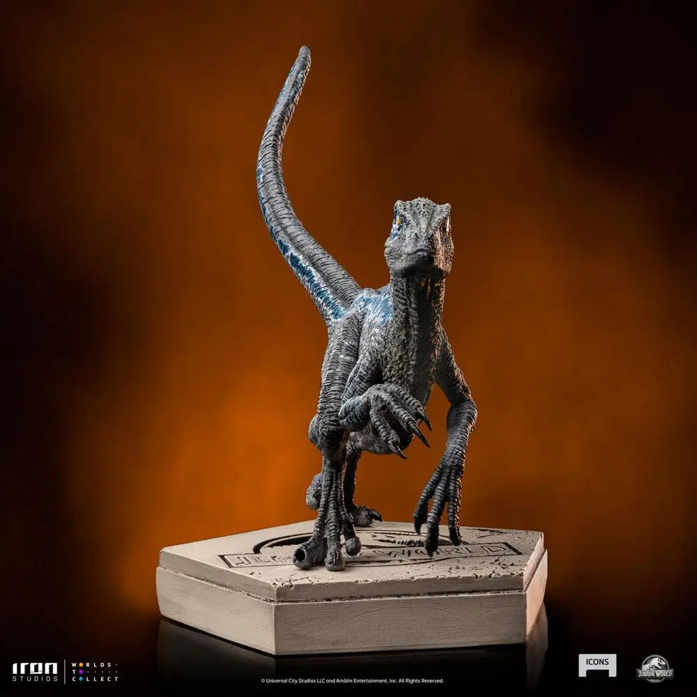 Jurassic World Icons Kip Velociraptor Blue 9 cm fotografija proizvoda