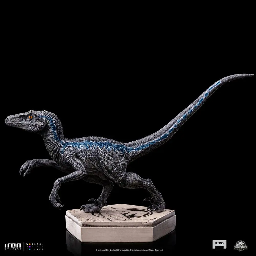 Jurassic World Icons Kip Velociraptor Blue 9 cm fotografija proizvoda