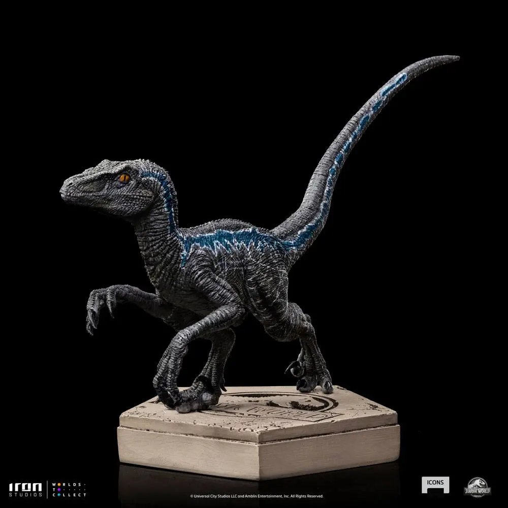 Jurassic World Icons Kip Velociraptor Blue 9 cm fotografija proizvoda