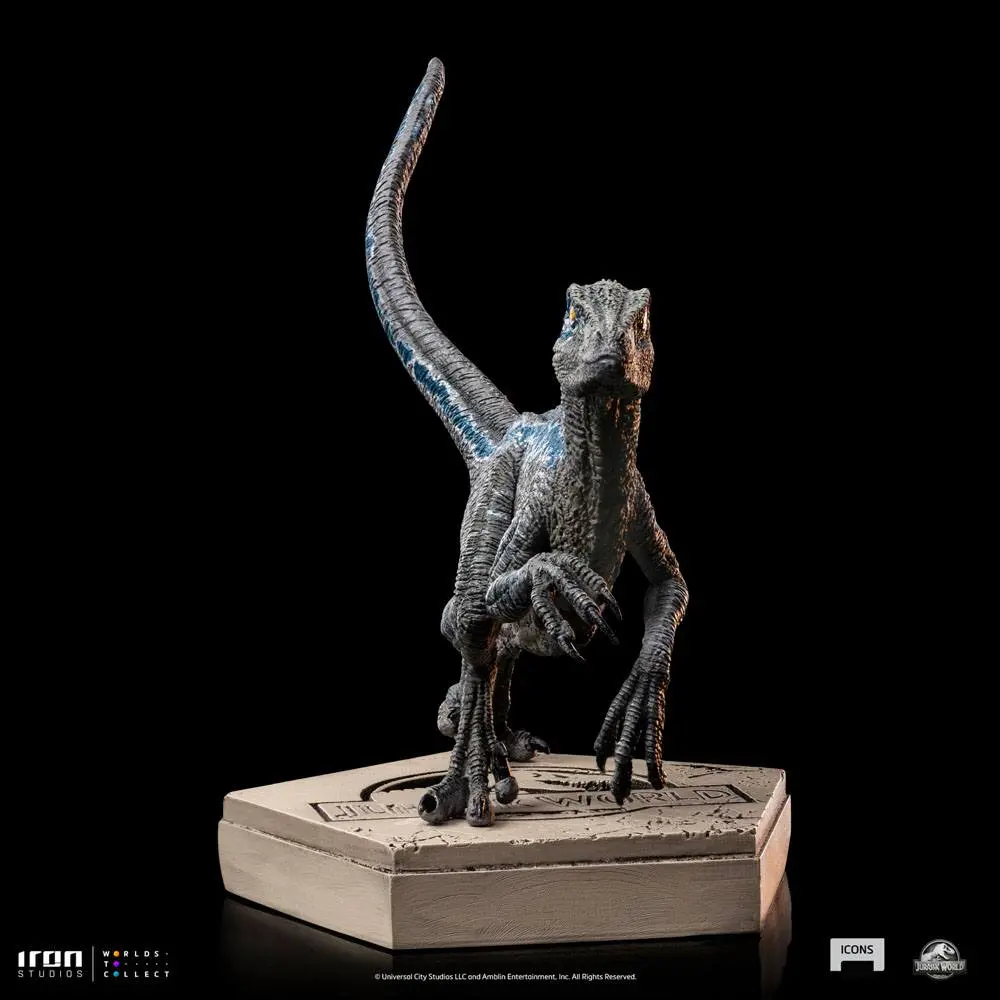 Jurassic World Icons Kip Velociraptor Blue 9 cm fotografija proizvoda