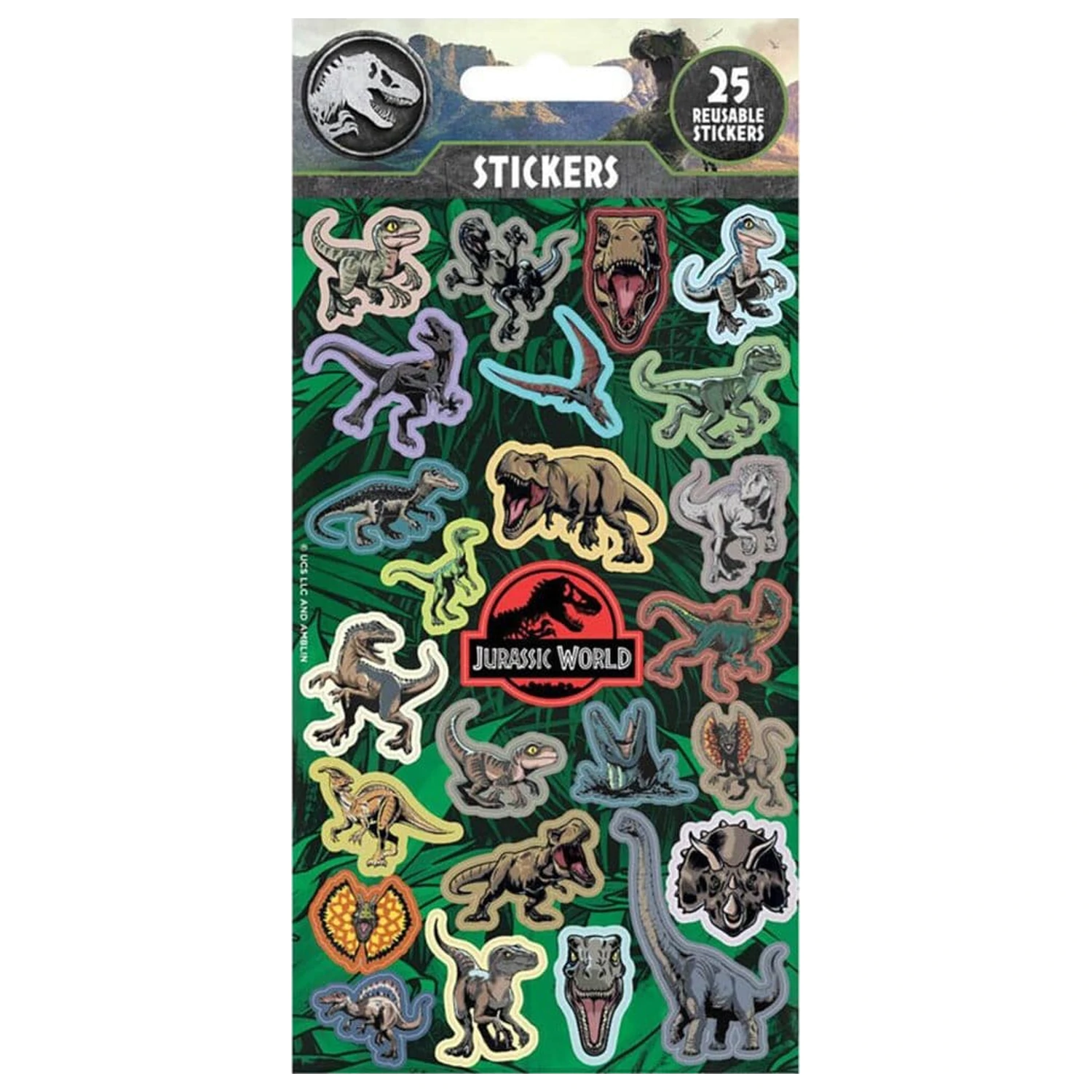 Jurassic World Paket naljepnica fotografija proizvoda