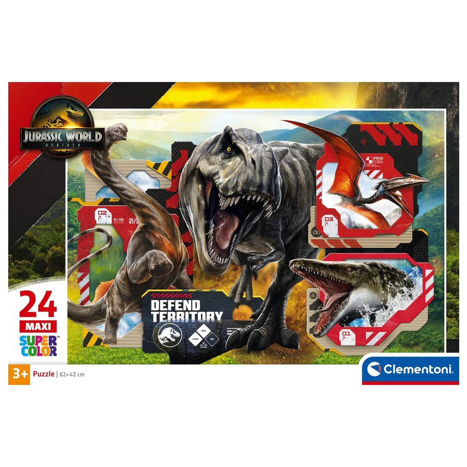 Jurassic World maxi puzzle 24 komada fotografija proizvoda