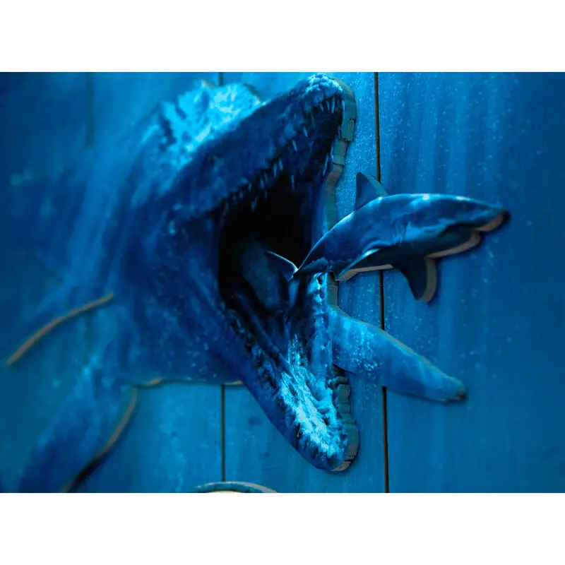 Jurassic World Mossasaurus Woodart 3D Print drveni natpis fotografija proizvoda