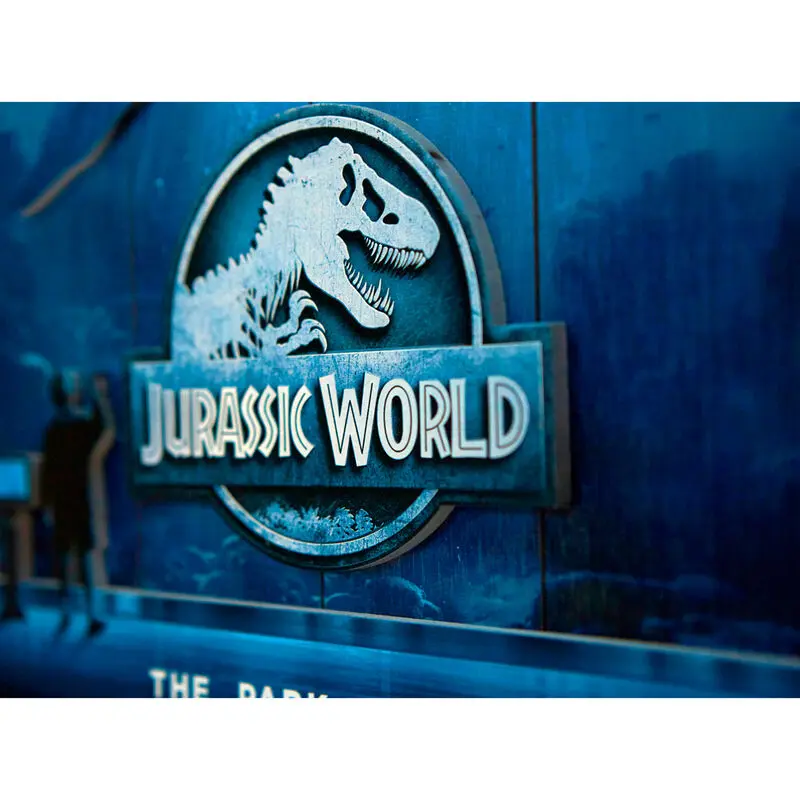 Jurassic World Mossasaurus Woodart 3D Print drveni natpis fotografija proizvoda