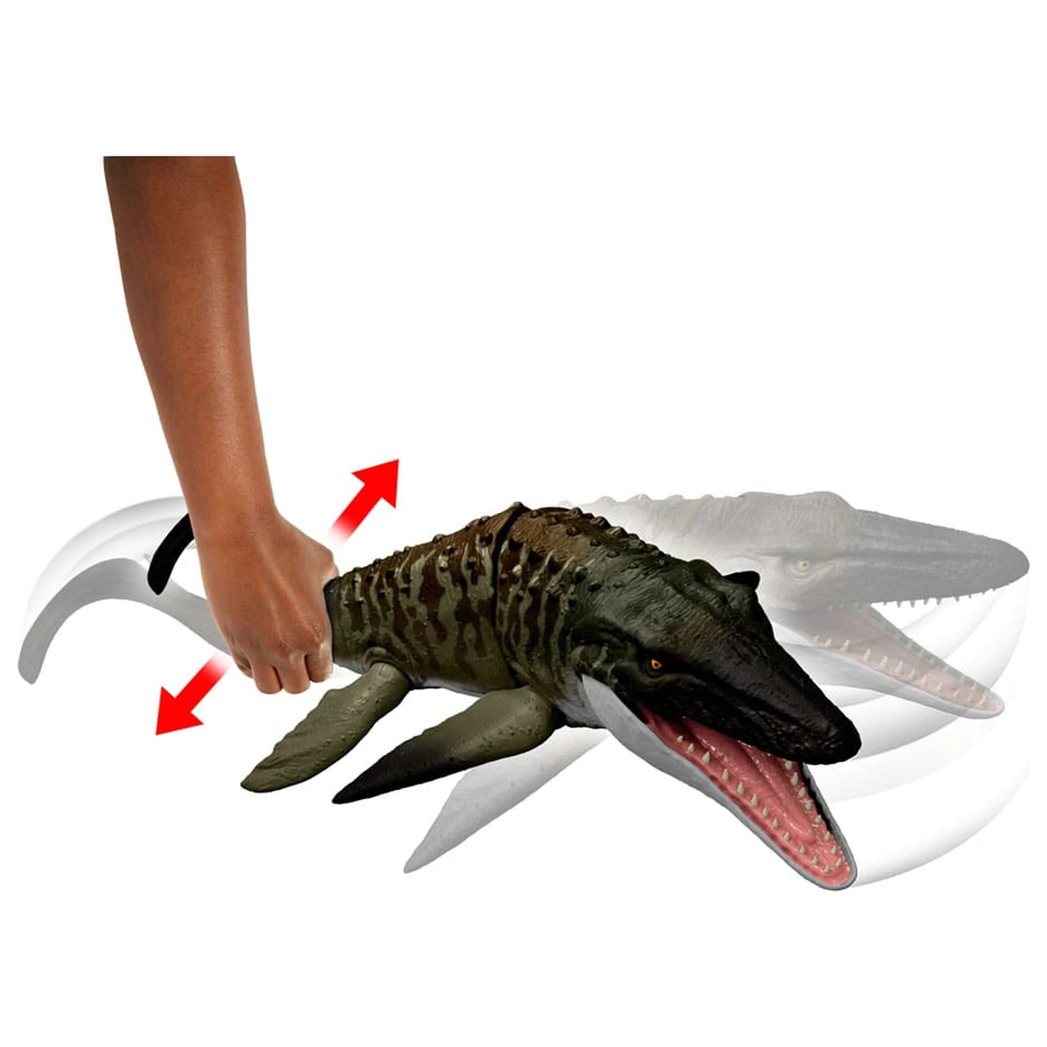 Jurassic World: Rebirth Action Figure Bite 'n Blast Mosasaurus 65 cm fotografija proizvoda