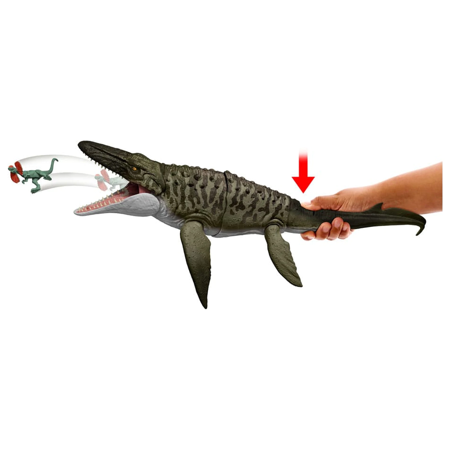 Jurassic World: Rebirth Action Figure Bite 'n Blast Mosasaurus 65 cm fotografija proizvoda