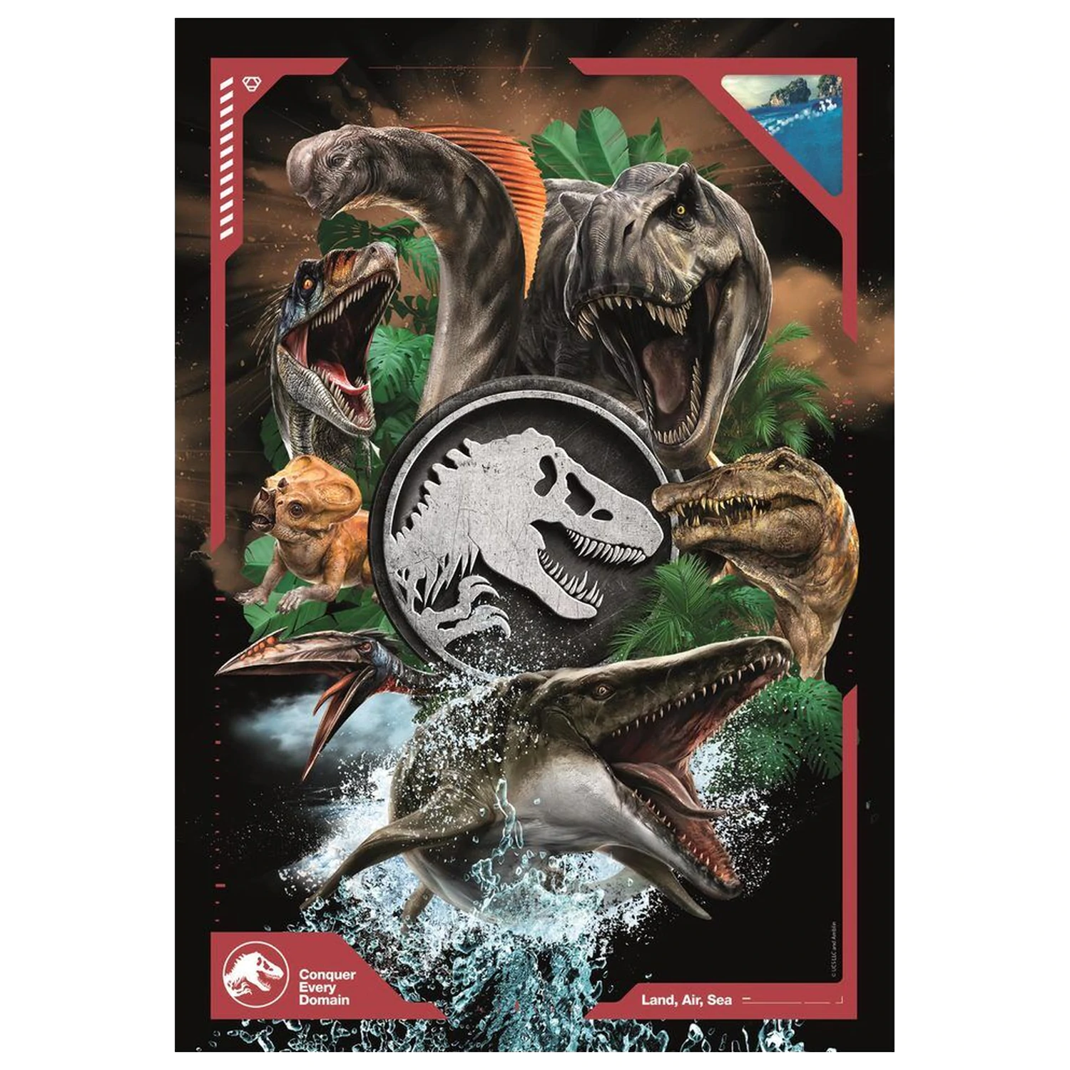 Jurassic World super slagalica 180 kom. fotografija proizvoda