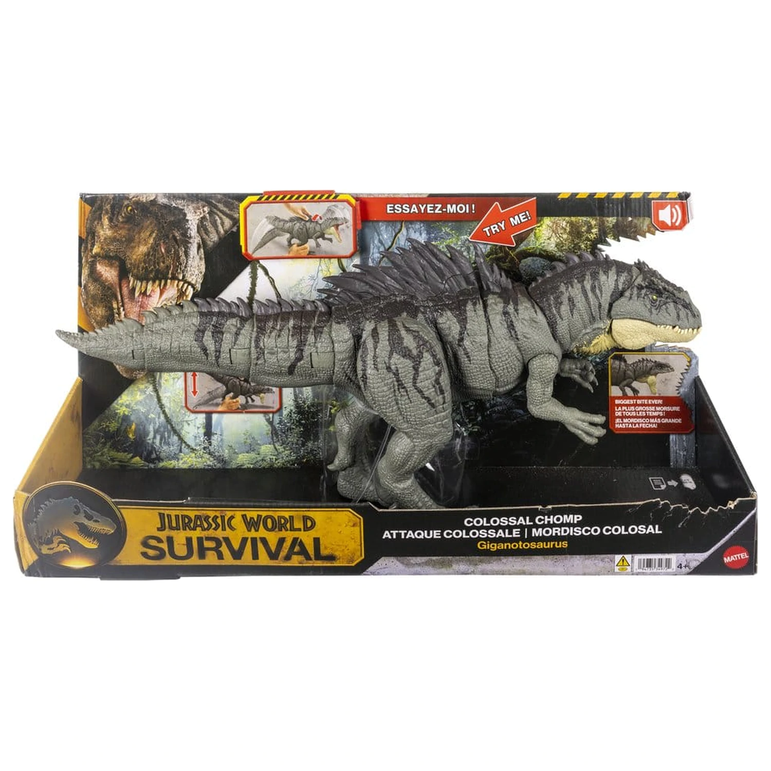 Jurassic World: Survival Action Figura Kolosalni Ugriz Giganotosaurus 71 cm fotografija proizvoda