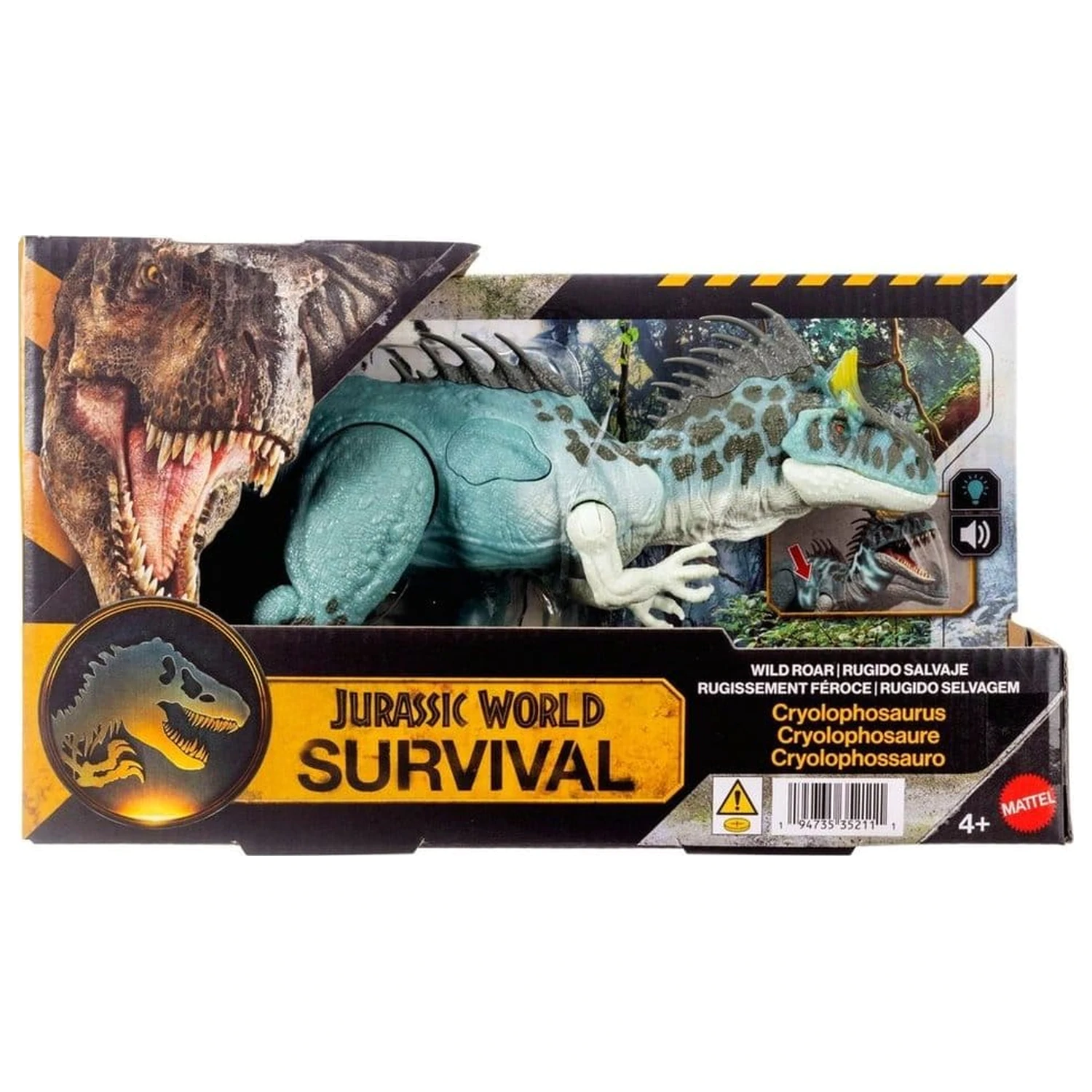 Jurassic World: Survival Akcijska figura Wild Roar Cryolophosaurus 37 cm fotografija proizvoda