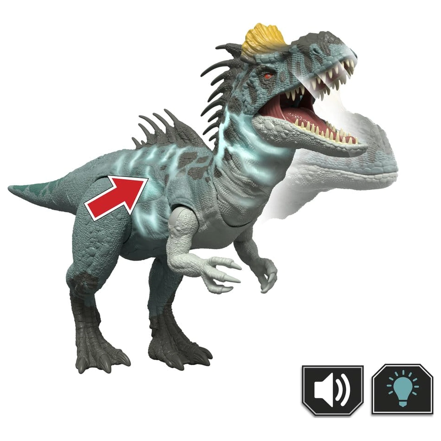 Jurassic World: Survival Akcijska figura Wild Roar Cryolophosaurus 37 cm fotografija proizvoda