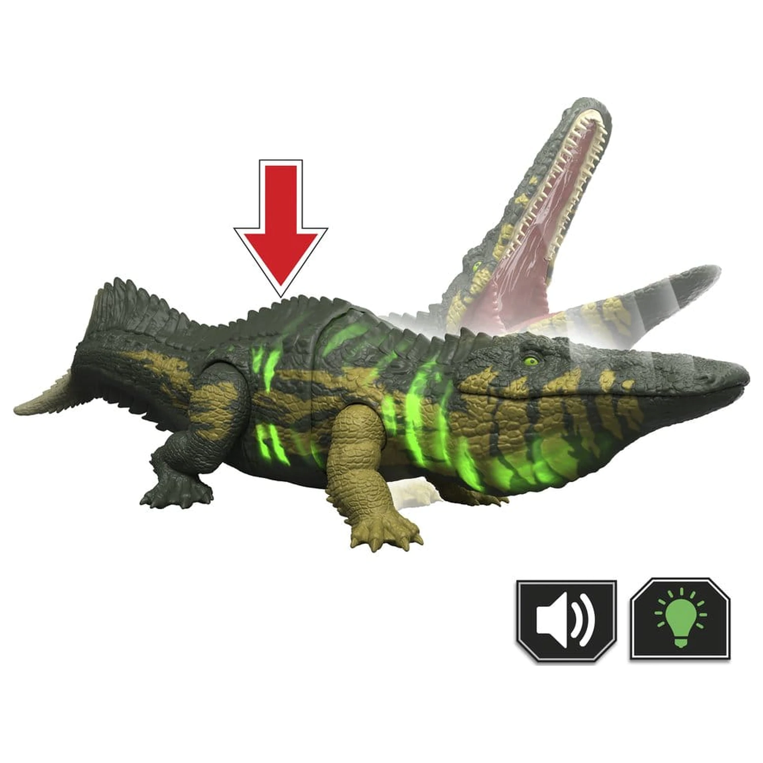 Jurassic World: Survival Akcijska figura Wild Roar Stomatosuchus 37 cm fotografija proizvoda