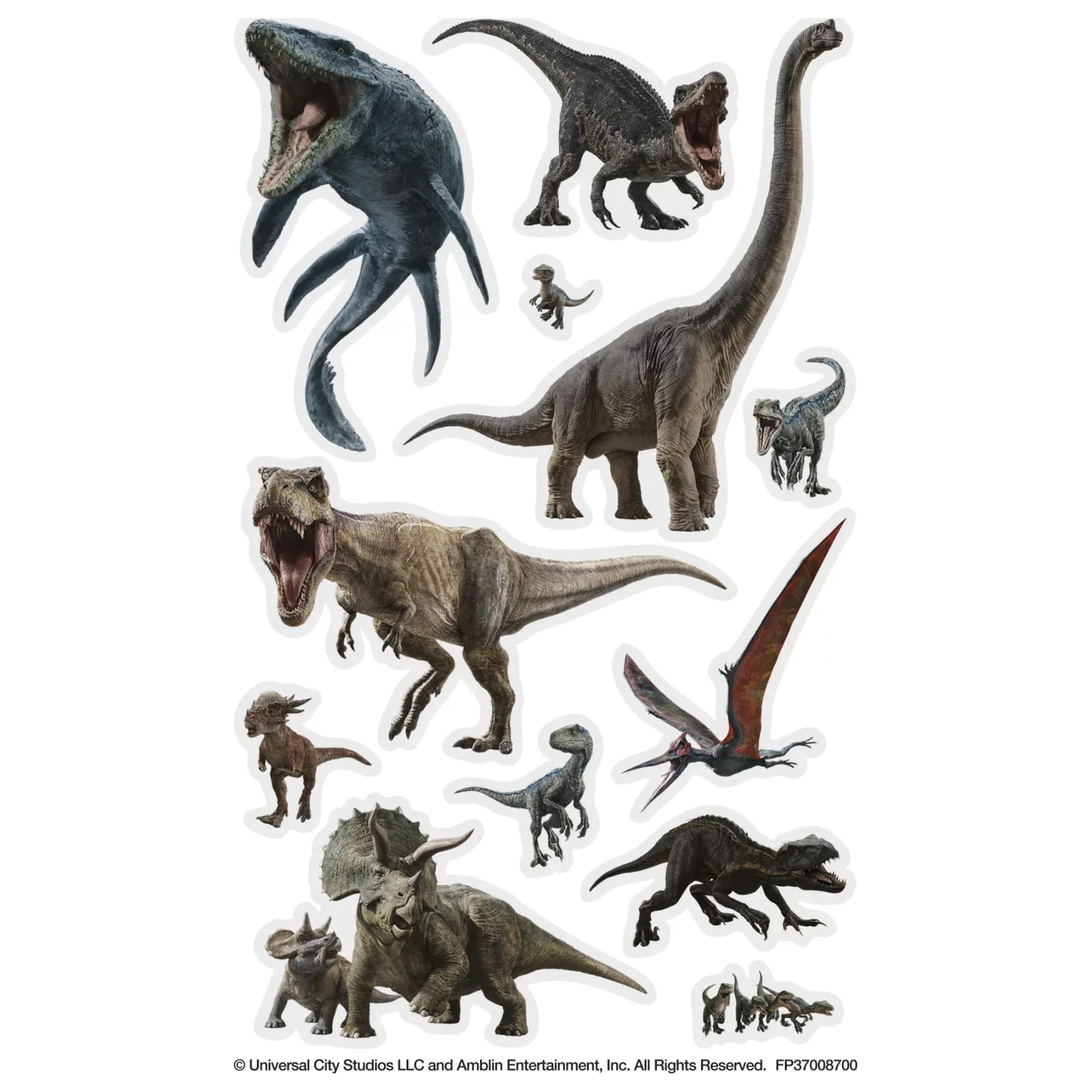 Jurassic World Divlja Tetovaža 12-dijelni fotografija proizvoda