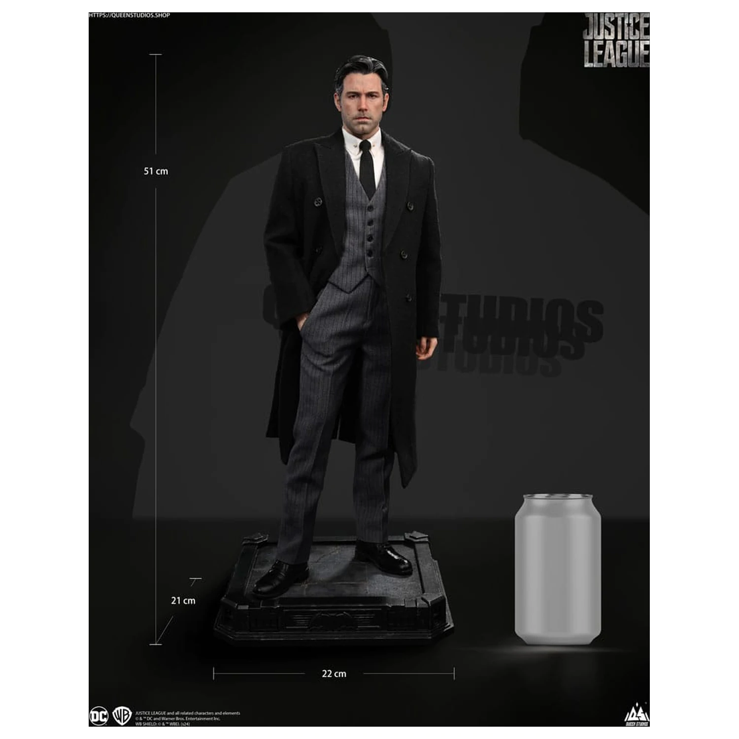 Justice League Statua 1/4 Bruce Wayne (Ben Affleck) 51 cm fotografija proizvoda