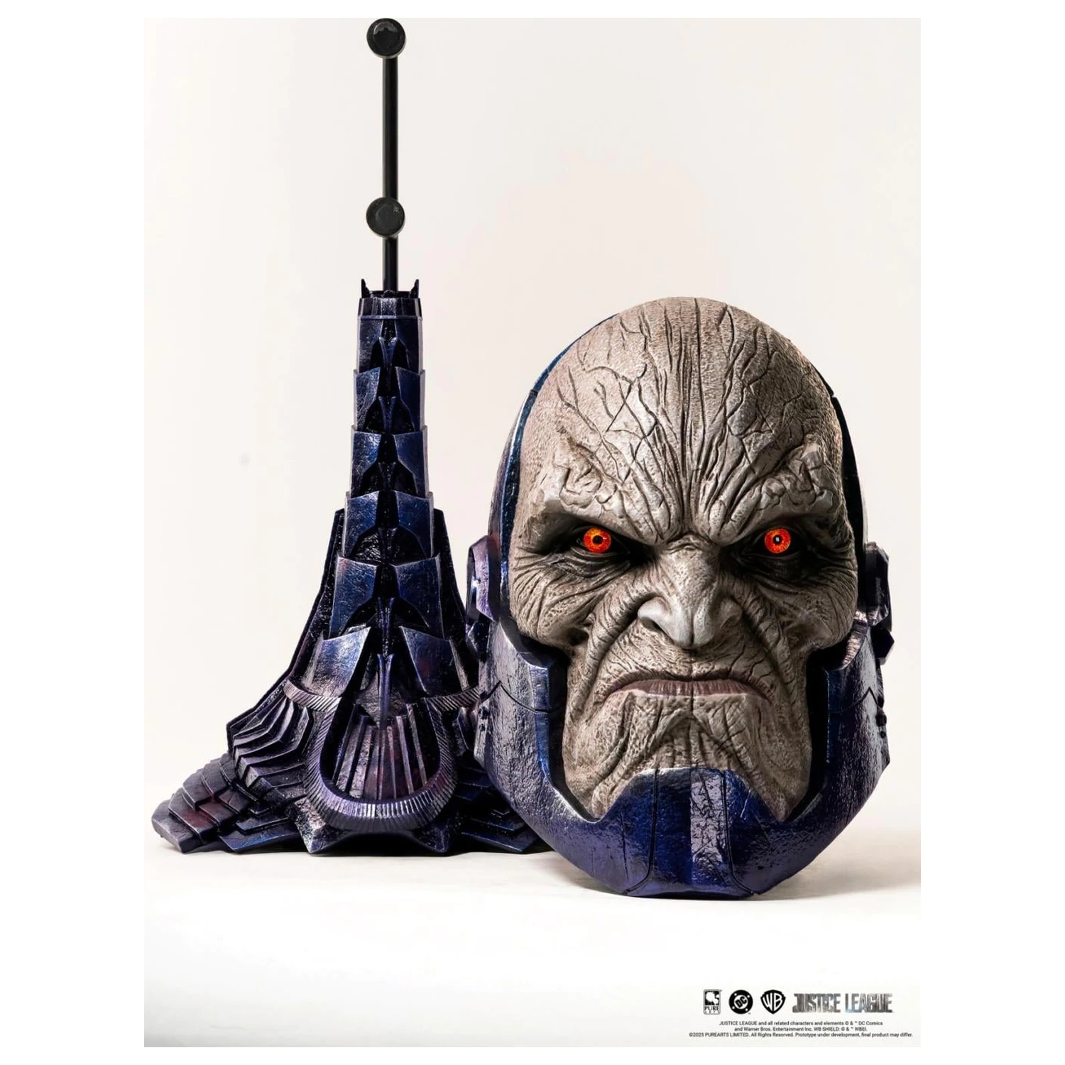 Justice League Darkseid maska umjetnička u mjerilu 1/1 52 cm fotografija proizvoda
