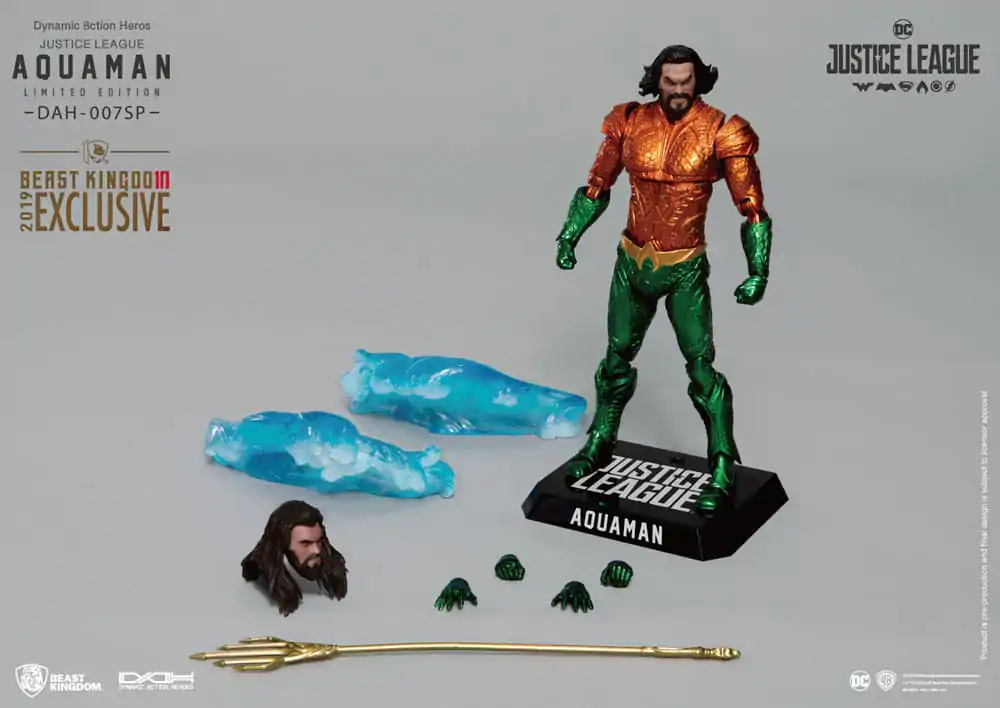 Justice League Dynamic 8ction Heroes akcijska figura 1/9 Aquaman Comic Color Ver. 20 cm fotografija proizvoda