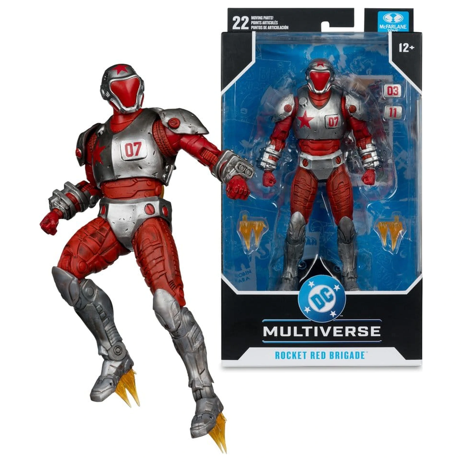 Justice League: Generation Lost DC Multiverse Akcijska figura Rocket Red Brigade 18 cm fotografija proizvoda