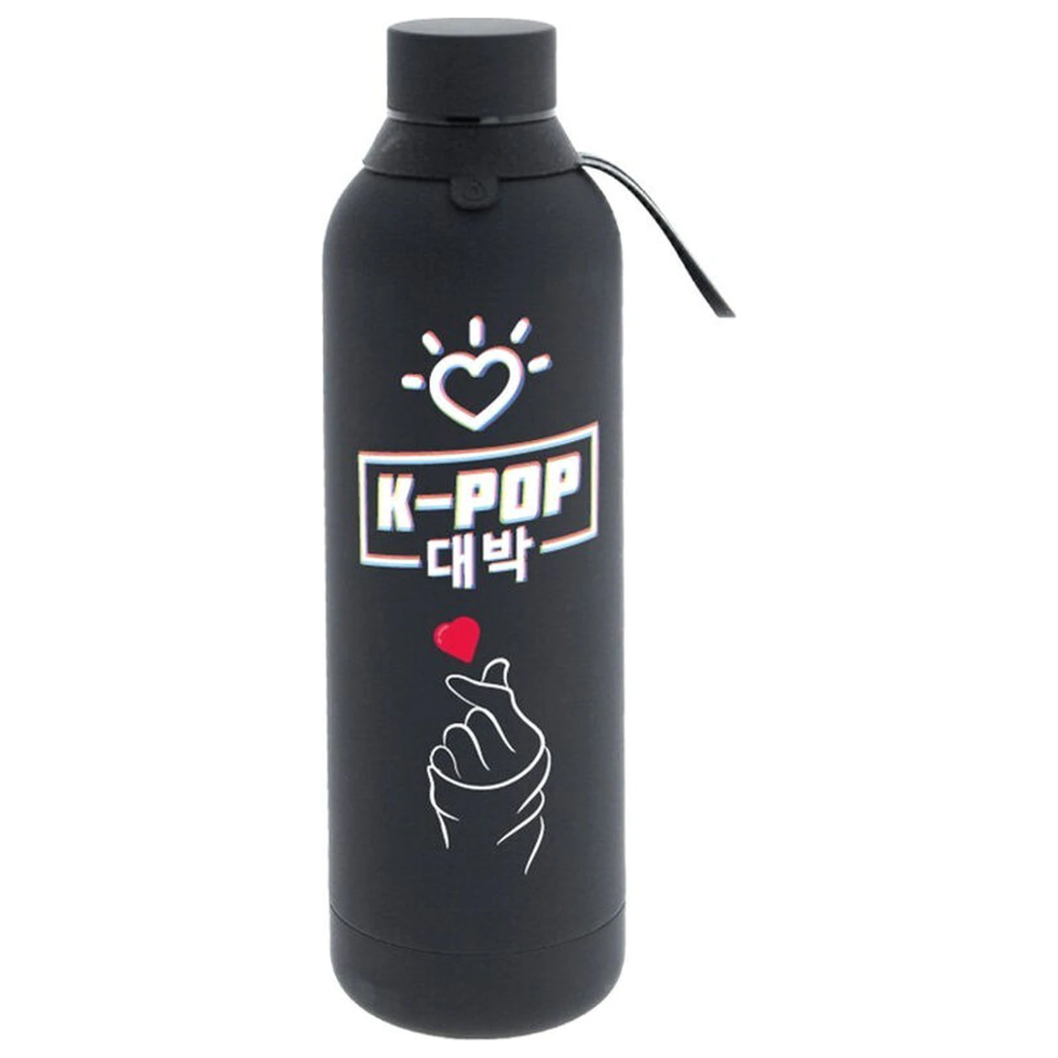 K-Pop Crna termalna boca 750 ml fotografija proizvoda