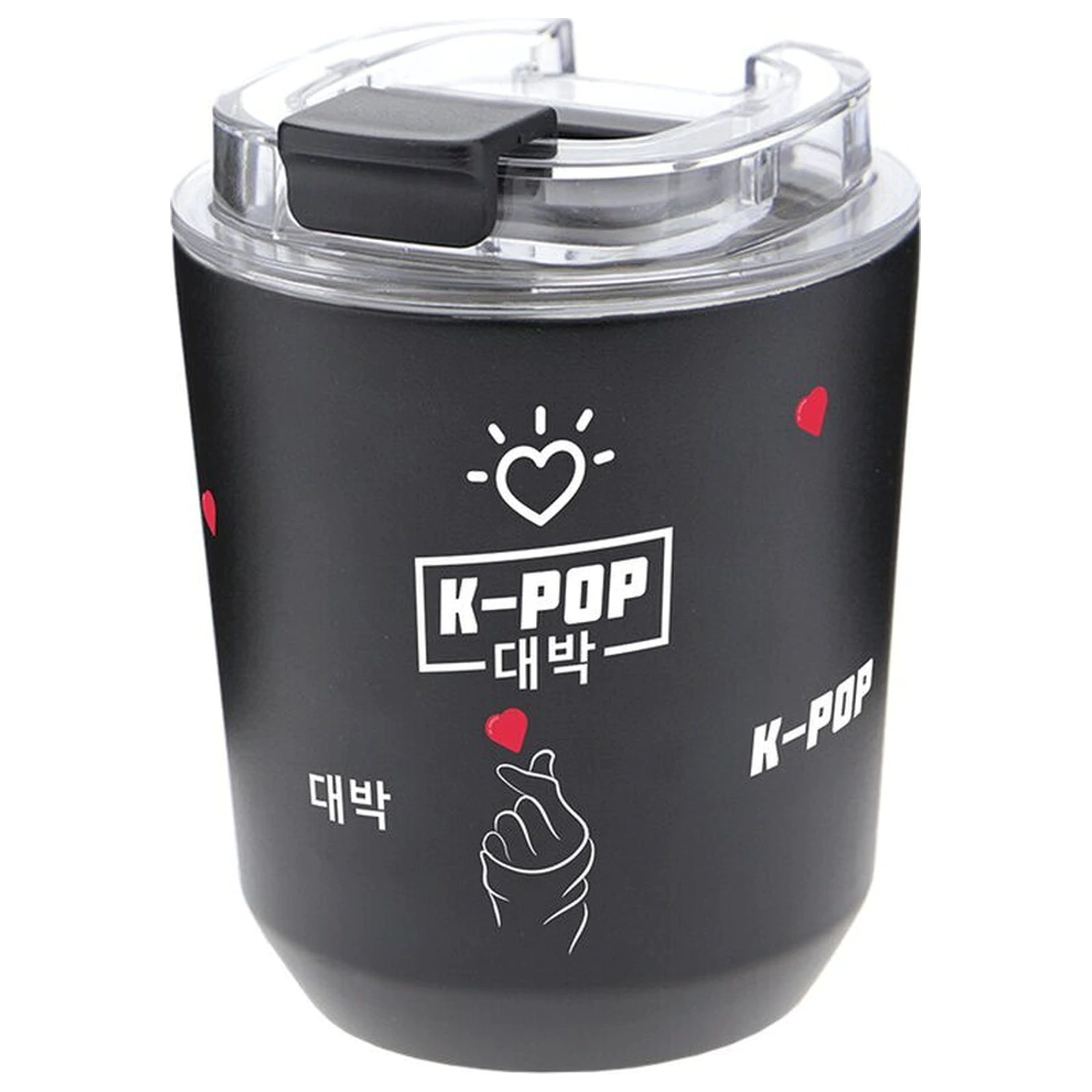 K-Pop Black termos šalica 280ml fotografija proizvoda