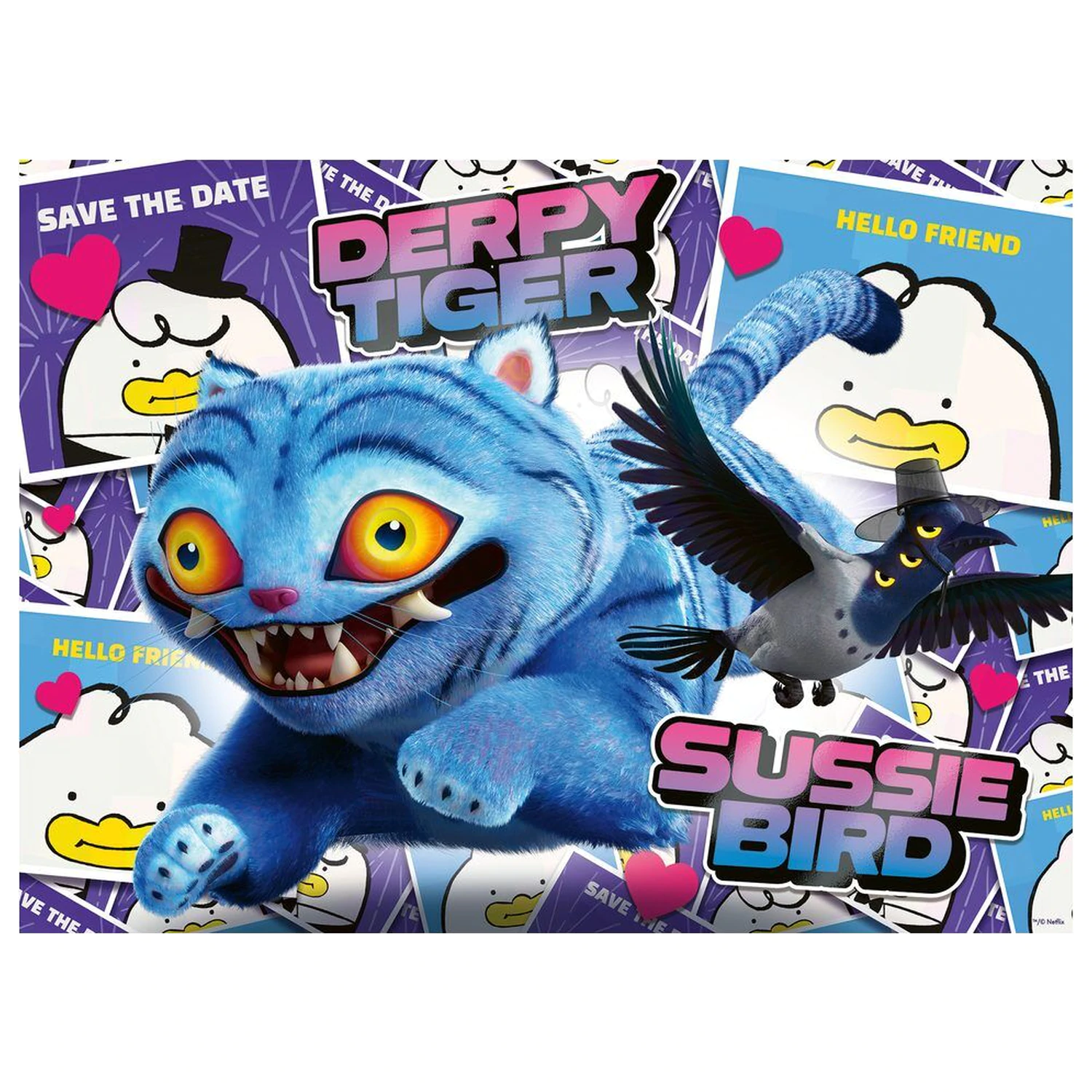 K-Pop Demon Hunters Derpy & Sussie XXL puzzle 100 komada fotografija proizvoda