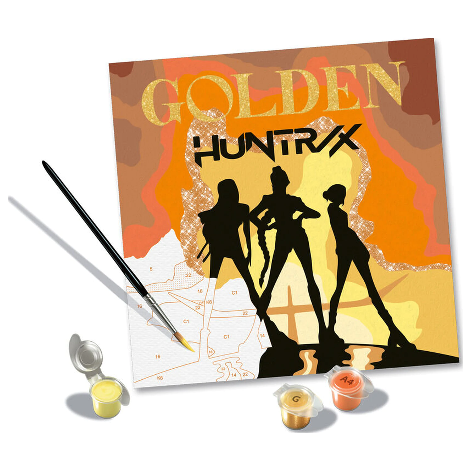 K-Pop Demon Hunters Golden CreArt set za slikanje fotografija proizvoda