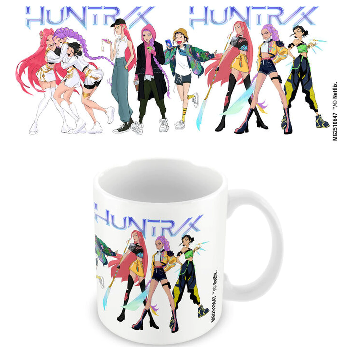 K-Pop Demon Hunters Huntrix šalica 325ml fotografija proizvoda