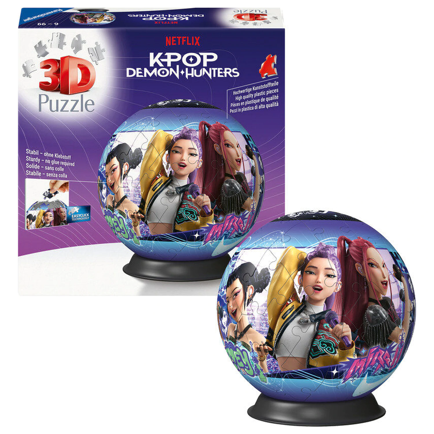 K-Pop Demon Hunters kugla slagalica 3D 72 komada fotografija proizvoda