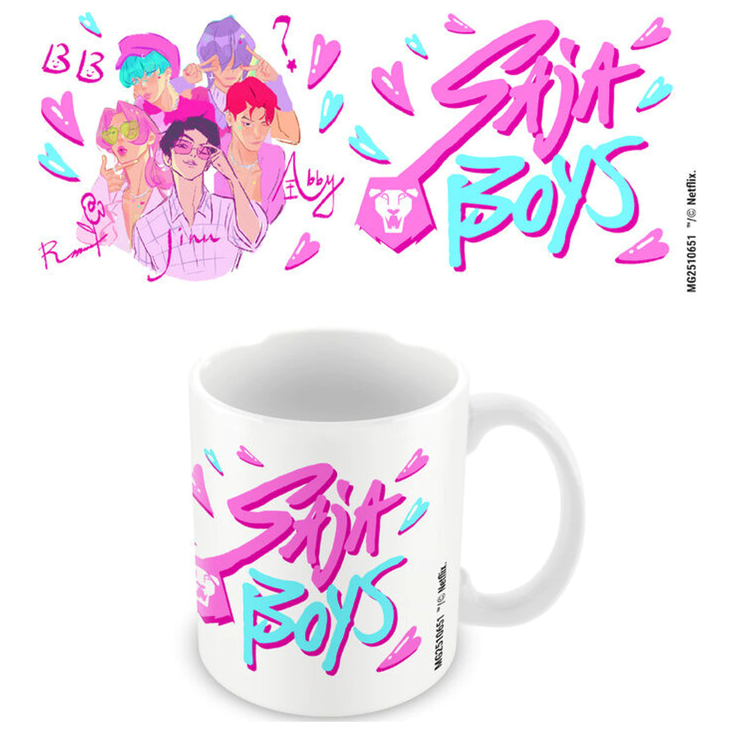 K-Pop Demon Hunters Saja Boys šalica 325 ml fotografija proizvoda