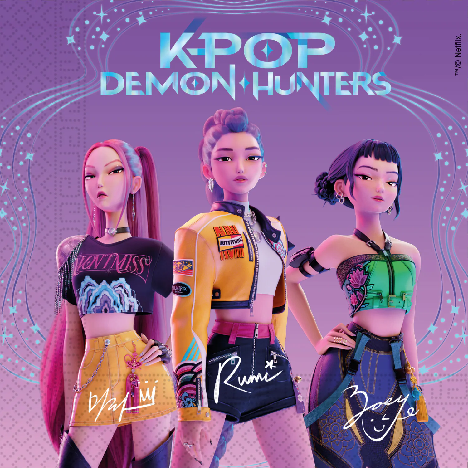 K-POP Demon Hunters pakiranje salveta fotografija proizvoda