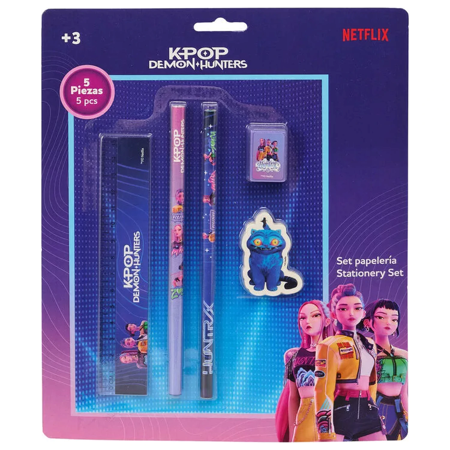 K-pop Demon Slayers Hunter x Set pribora za pisanje 5 komada fotografija proizvoda