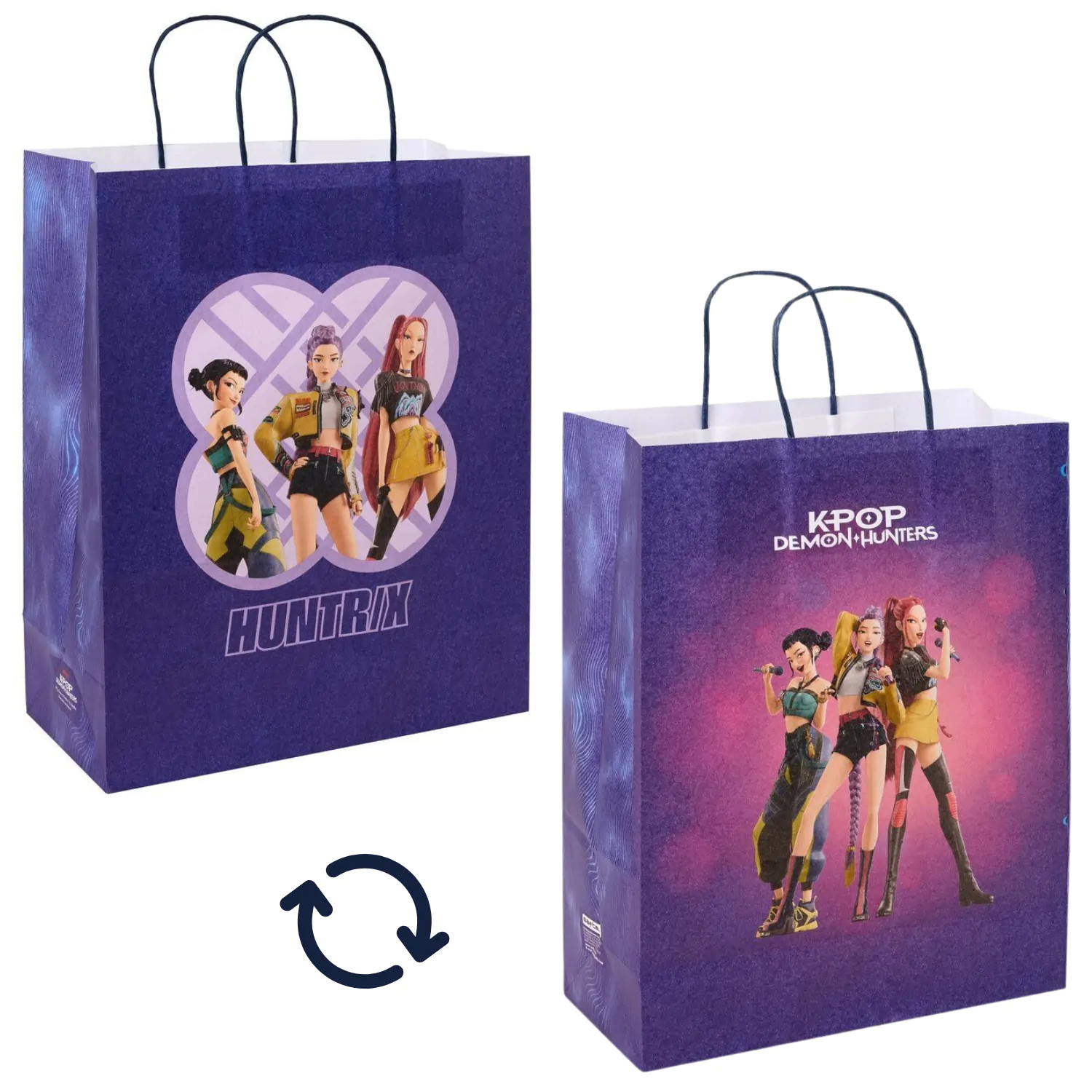 K-pop Demon Slayer Huntrix papirnata poklon vrećica 32 cm fotografija proizvoda