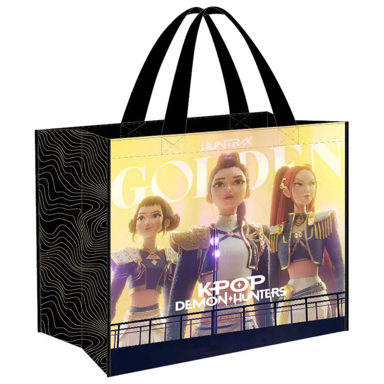 K-pop Demon Hunters Negra torba za kupovinu 45 cm fotografija proizvoda