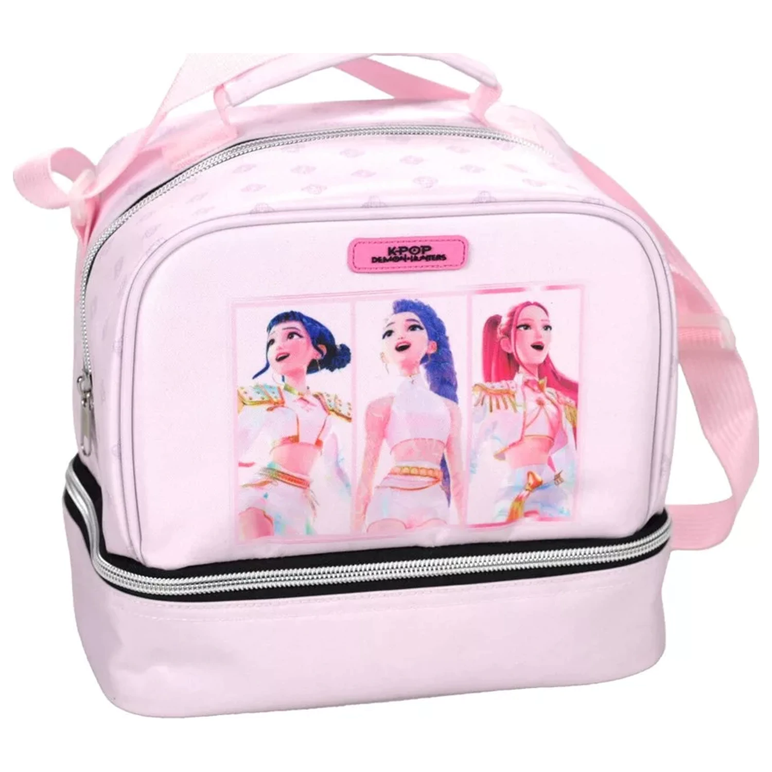 K-pop Demon Slayers Pink termo torba za ručak 21 cm fotografija proizvoda