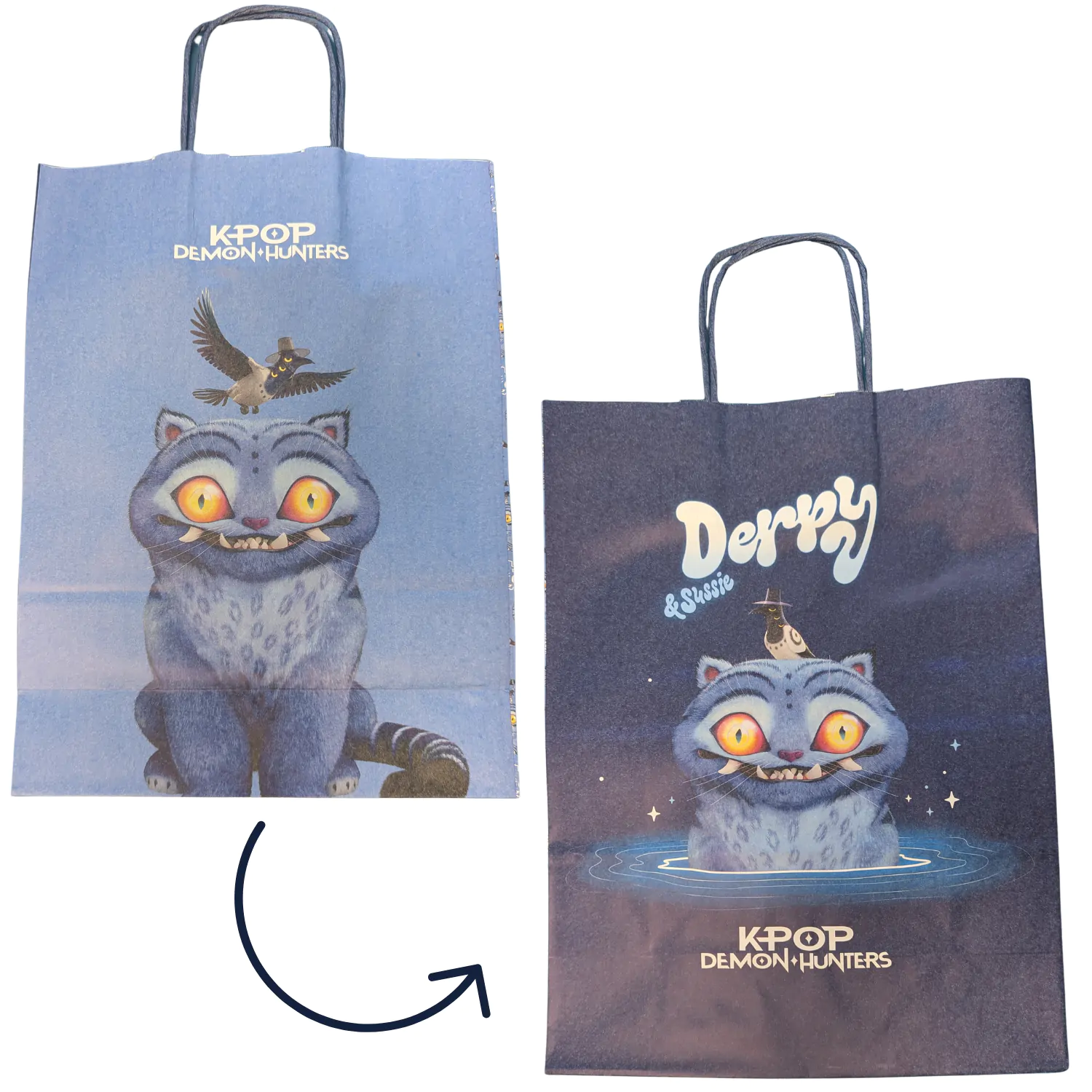 K-pop Démonvadászok Derpy & Sussie papirnata poklon vrećica 40 cm fotografija proizvoda
