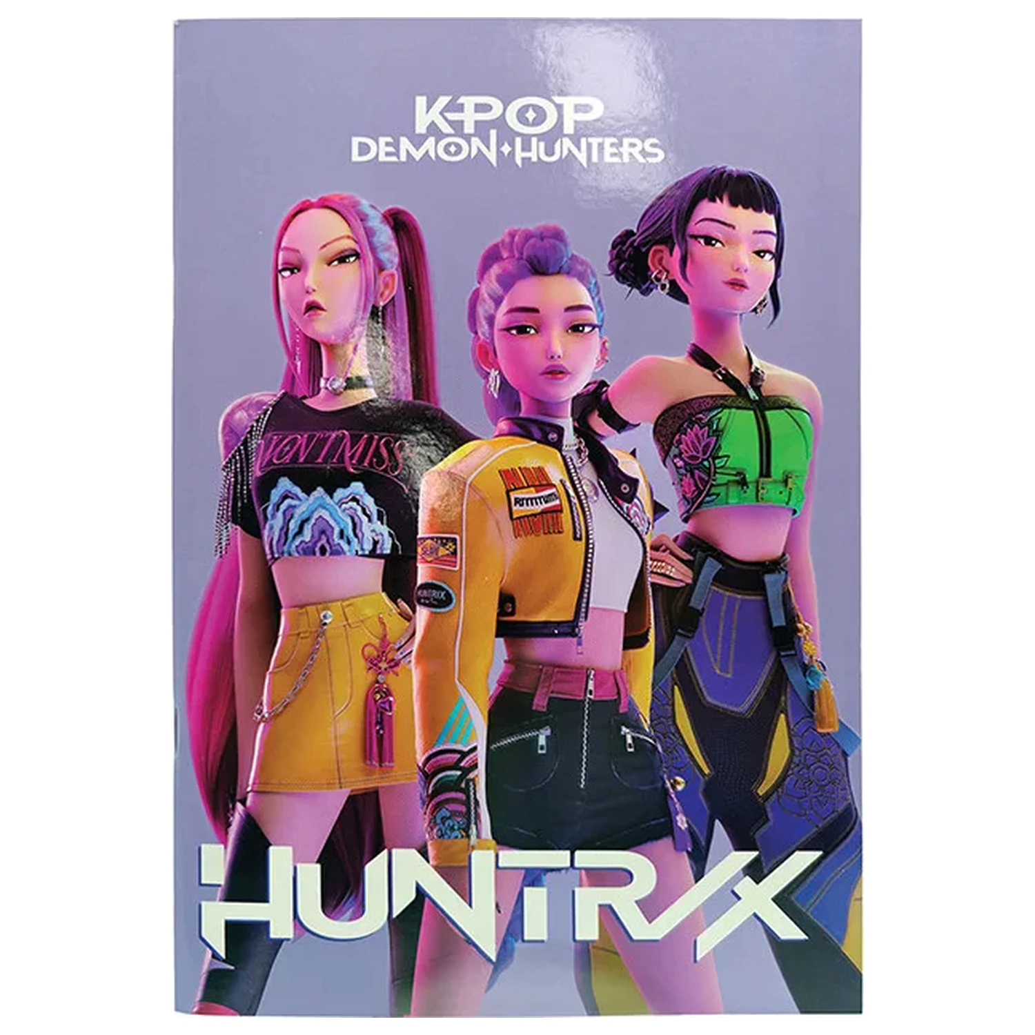 K-pop Demon Slayers Trio B/5 Bilježnica s linijama 40 listova fotografija proizvoda