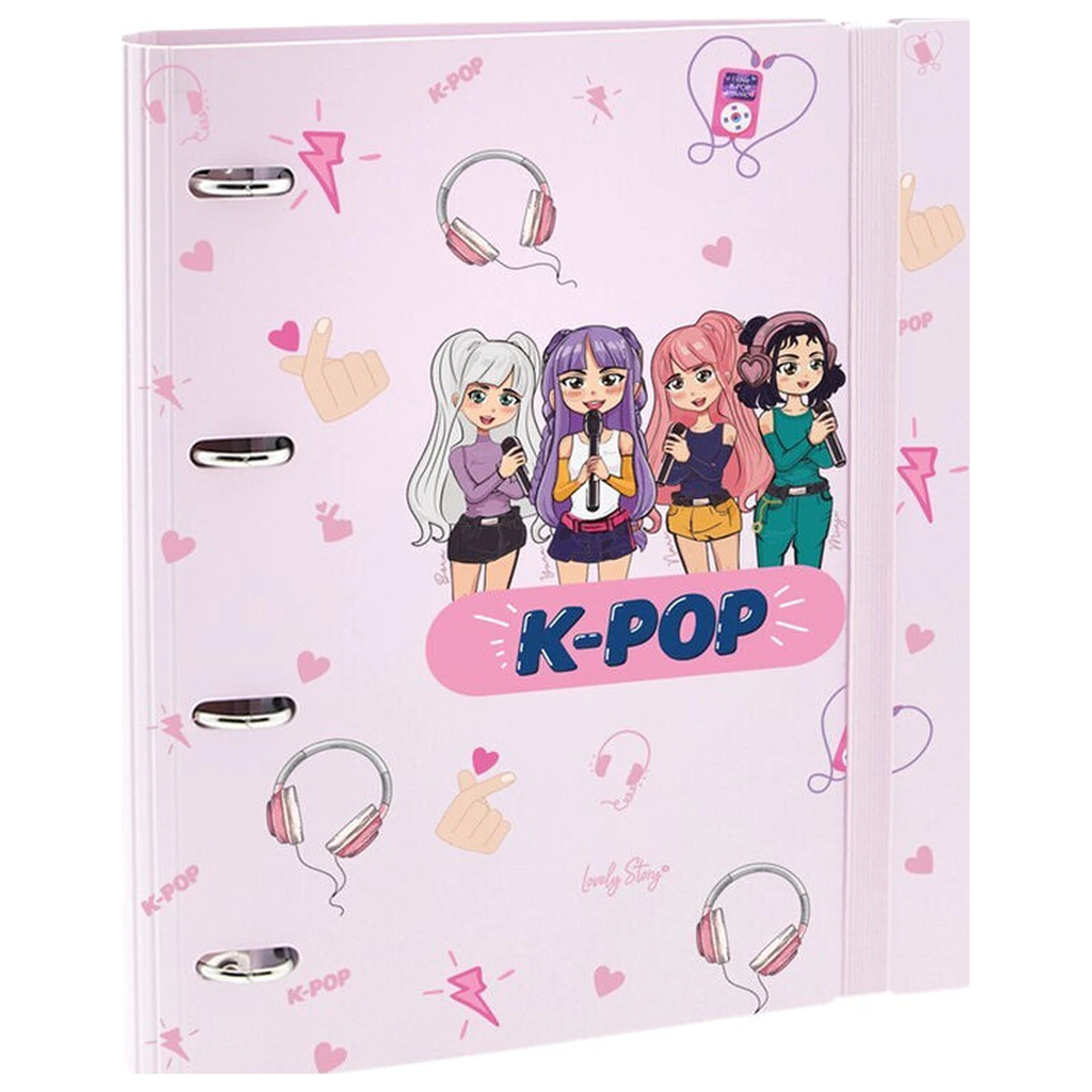 K-Pop Pink pametni fascikl fotografija proizvoda